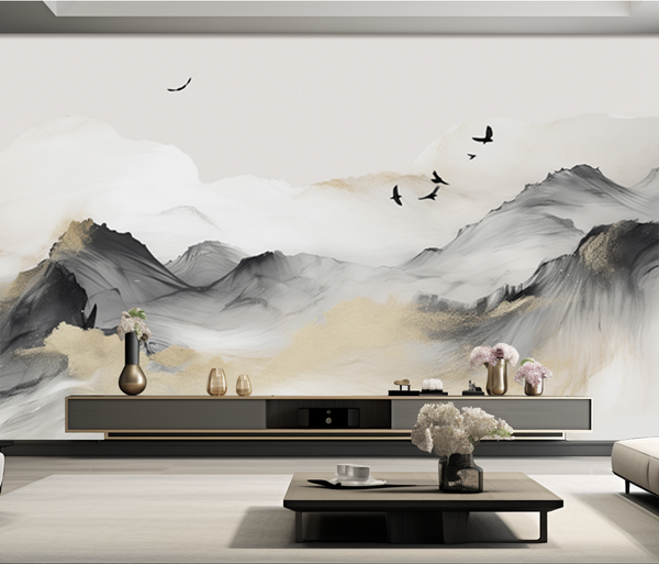 Hilly Mountains Wallpaper Murals-Mountain Wallpaper