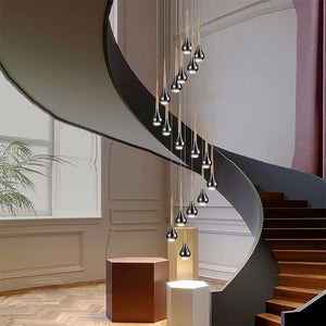 Hollow High Chandelier Light-Staircase Chandelier