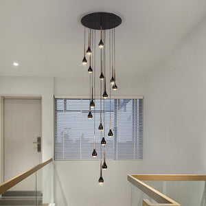 Hollow High Chandelier Light-Staircase Chandelier