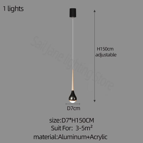 Hollow High Chandelier Light-Staircase Chandelier