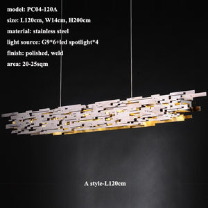 Honeycomb Chandelier - Elegant Lighting Fixture-Kitchen Island