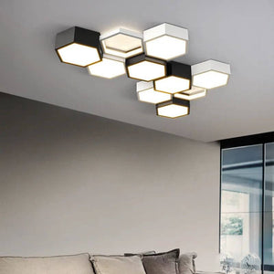 Honeycomb LED Ceiling Chandelier-Ceiling Chandelier