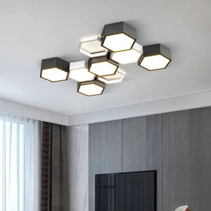 Honeycomb LED Ceiling Chandelier-Ceiling Chandelier