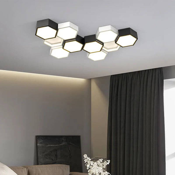 Honeycomb LED Ceiling Chandelier-Ceiling Chandelier