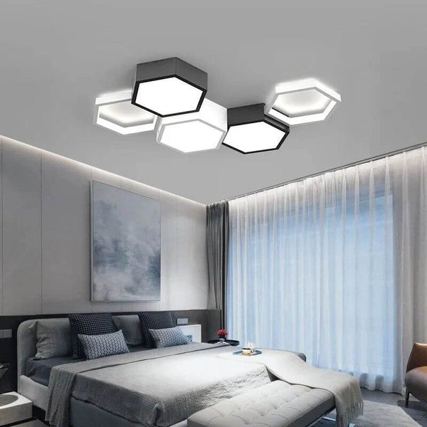 Honeycomb LED Ceiling Chandelier-Ceiling Chandelier