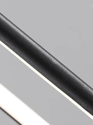 Hooked Bars Linear Staircase Chandelier Lighting-Staircase Chandelier