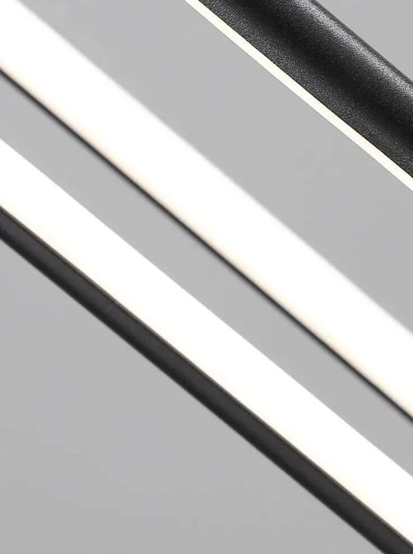 Hooked Bars Linear Staircase Chandelier Lighting-Staircase Chandelier