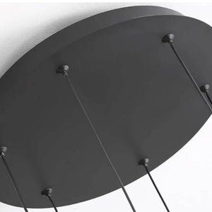 Hooked Bars Linear Staircase Chandelier Lighting-Staircase Chandelier