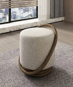 Hoop Dark Ash Stool - Style Hoop Stool-Foot Stools
