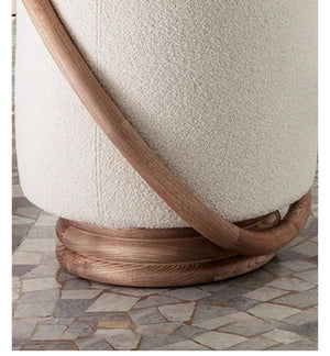 Hoop Dark Ash Stool - Style Hoop Stool-Foot Stools