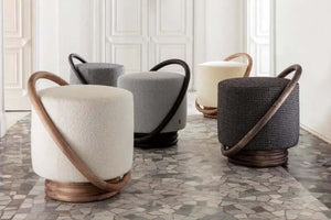 Hoop Dark Ash Stool - Style Hoop Stool-Foot Stools