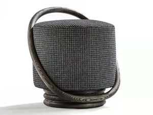 Hoop Dark Ash Stool - Style Hoop Stool-Foot Stools