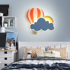Hot Air Balloon Cloud Wall Light | Kids Room Hot Air Balloon Cloud Wall Light-Kids Room Nursery Lighting