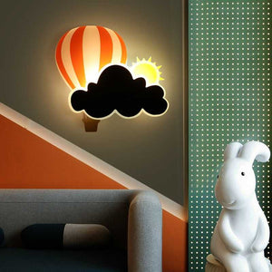 Hot Air Balloon Cloud Wall Light | Kids Room Hot Air Balloon Cloud Wall Light-Kids Room Nursery Lighting