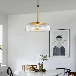 Illuminate Your Space with LED Glass Bowl Pendant-Pendant Lights