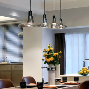 Illuminate with Style: Luminaire Glass Black Glared Pendant Light-Pendant Lights