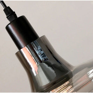 Illuminate with Style: Luminaire Glass Black Glared Pendant Light-Pendant Lights