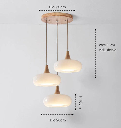 Illuminate with Vibrancy: Orange Retro Pendant Light-Pendant Lights