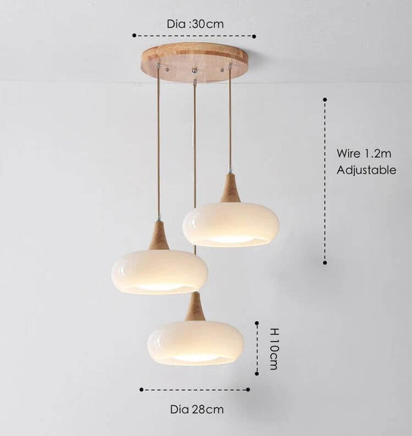 Illuminate with Vibrancy: Orange Retro Pendant Light-Pendant Lights