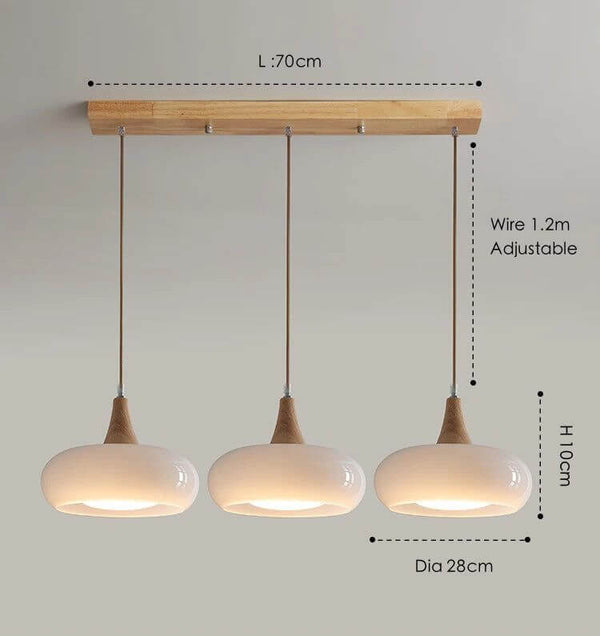 Illuminate with Vibrancy: Orange Retro Pendant Light-Pendant Lights