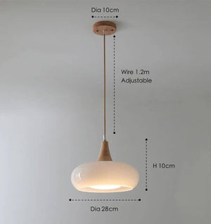 Illuminate with Vibrancy: Orange Retro Pendant Light-Pendant Lights