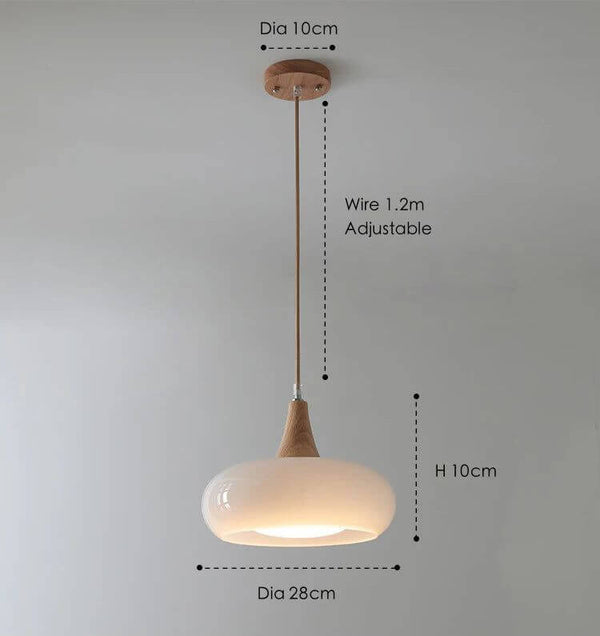 Illuminate with Vibrancy: Orange Retro Pendant Light-Pendant Lights