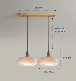 Illuminate with Vibrancy: Orange Retro Pendant Light-Pendant Lights