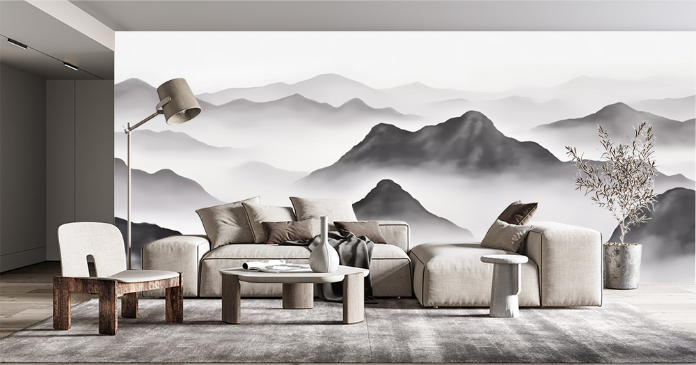 In Mountains Wallpaper Murals - Transform Your Space-Mountain Wallpaper