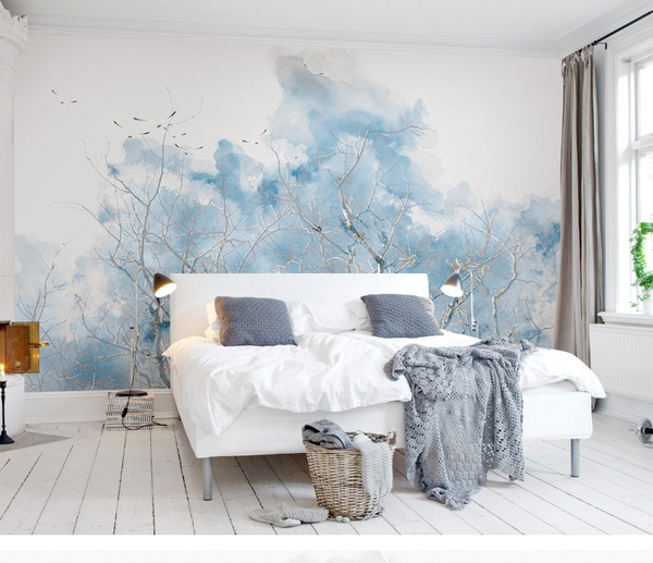 In the blue Tree Wallpaper Murals-Trees Wallpaper