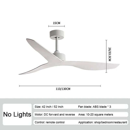 Industrial Wind Ceiling Fan with ABS Blades Silent Fan-Ceiling Fans