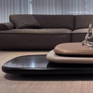 Italian Design Pebbles Rotating Coffee Table-Coffee Tables