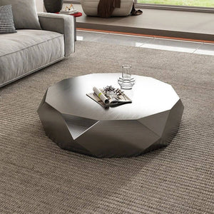 Italian Designer Auxiliar Metal Coffee Table-Coffee Table