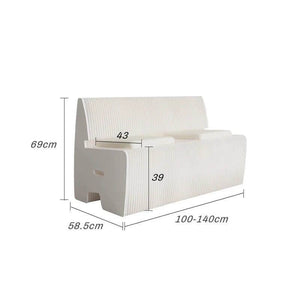 Italian Designer Bendable Sofa Bench for Living Room-Bench