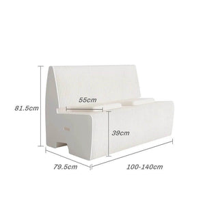 Italian Designer Bendable Sofa Bench for Living Room-Bench