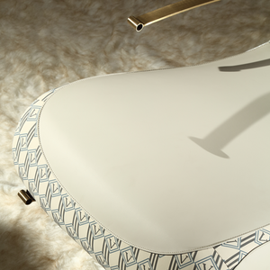 Italian Designer Luxury Leather Sofa Rocking Chair-Recliners