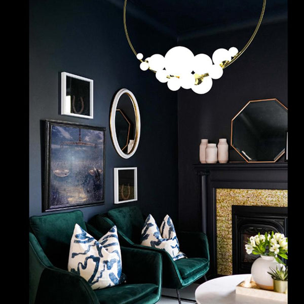 Italian Designer Ring Lighting - Exquisite Elegant Design-Ceiling Chandelier