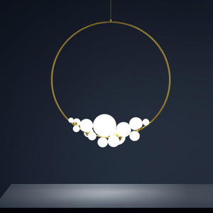 Italian Designer Ring Lighting - Exquisite Elegant Design-Ceiling Chandelier