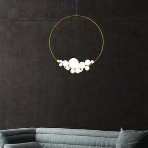 Italian Designer Ring Lighting - Exquisite Elegant Design-Ceiling Chandelier