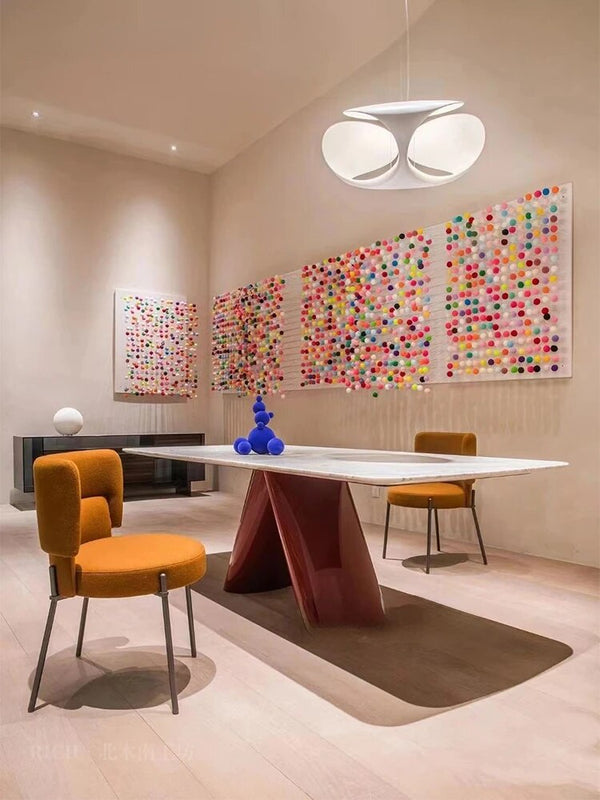 Italian Marble Luxury Stone Dining Table-Dining Tables