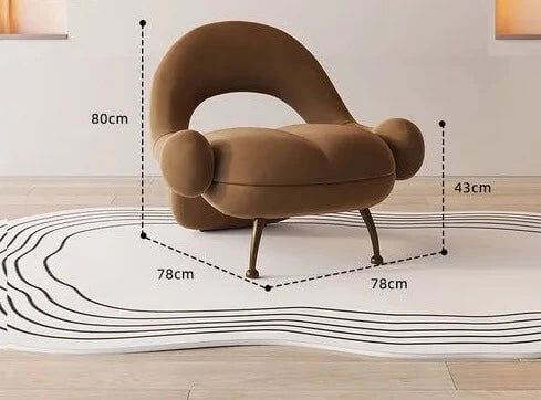 Italian Quilted Living Room Sofas Chair-Arm Chairs, Recliners & Sleeper Chairs