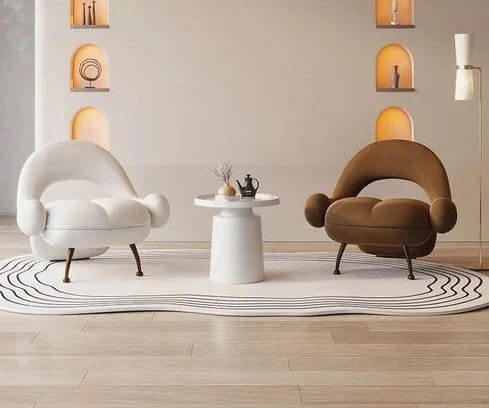 Italian Quilted Living Room Sofas Chair-Arm Chairs, Recliners & Sleeper Chairs