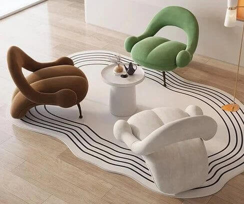 Italian Quilted Living Room Sofas Chair-Arm Chairs, Recliners & Sleeper Chairs