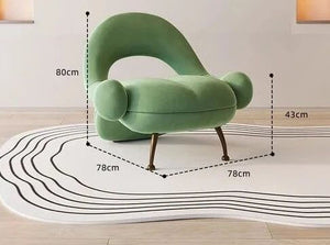 Italian Quilted Living Room Sofas Chair-Arm Chairs, Recliners & Sleeper Chairs