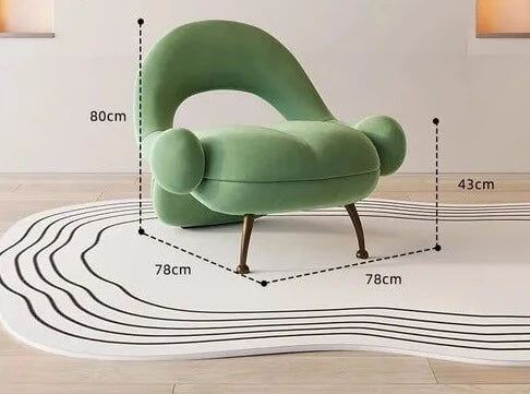 Italian Quilted Living Room Sofas Chair-Arm Chairs, Recliners & Sleeper Chairs