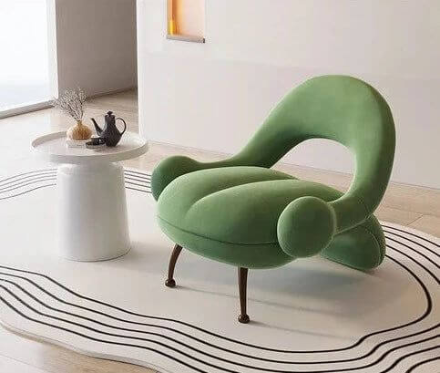 Italian Quilted Living Room Sofas Chair-Arm Chairs, Recliners & Sleeper Chairs