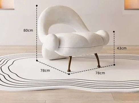 Italian Quilted Living Room Sofas Chair-Arm Chairs, Recliners & Sleeper Chairs