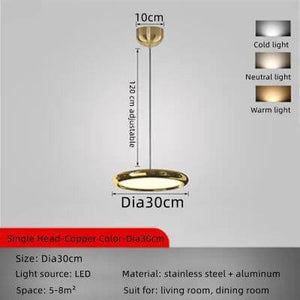 Italian Round Pendant Lighting for Kitchen Island-Kitchen Island