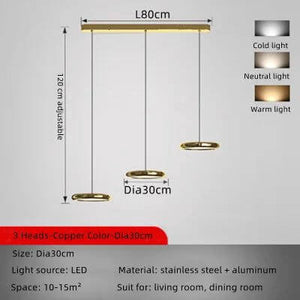 Italian Round Pendant Lighting for Kitchen Island-Kitchen Island