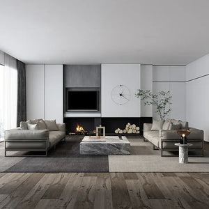 Italian Style Minimalist Marble Coffee Table-Coffee Tables