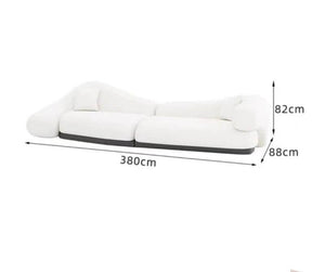 Italian minimalist Curved Sofa Set-Sofa Set